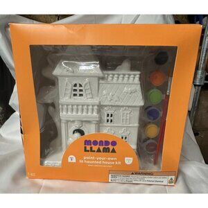 Mondo Llama Halloween Craft Lit Ceramic Paint Your Haunted House Painting Kit